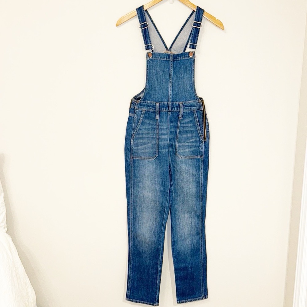 MADEWELL Denim Overalls Jumpsuit Skinny Jansing Wash Size XS Like New! - Picture 4 of 11